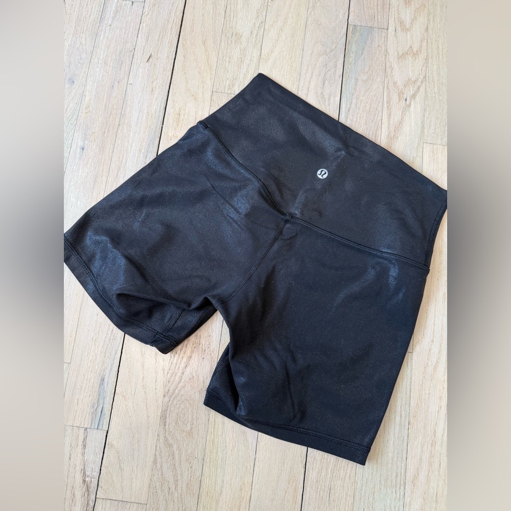lululemon athletica Black High-Waist Bike Shorts